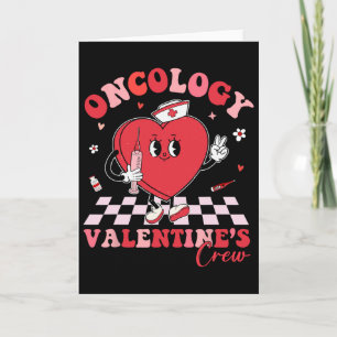 Tarjeta Oncología Corazones de San Valentín Enfermera de C