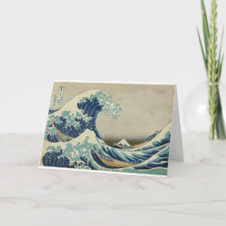 Tarjeta Onda de Kanagawa de Katsushika Hokusai