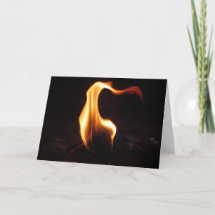 Tarjeta onda de llama