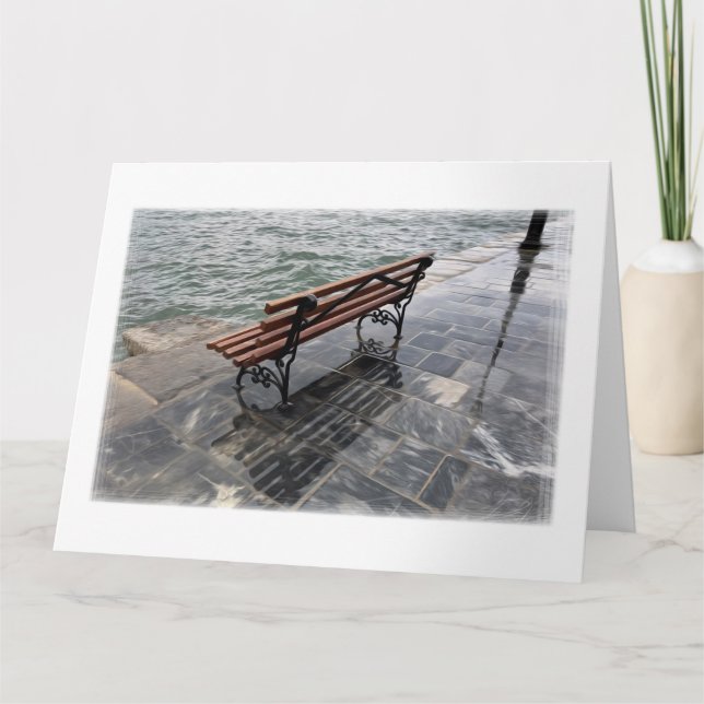 Tarjeta Ondas en la costa (Anverso)