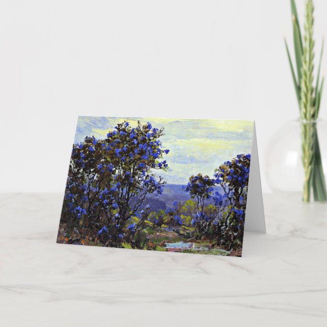 Tarjeta Onderdonk - Laurel de montaña en flor (Anverso)