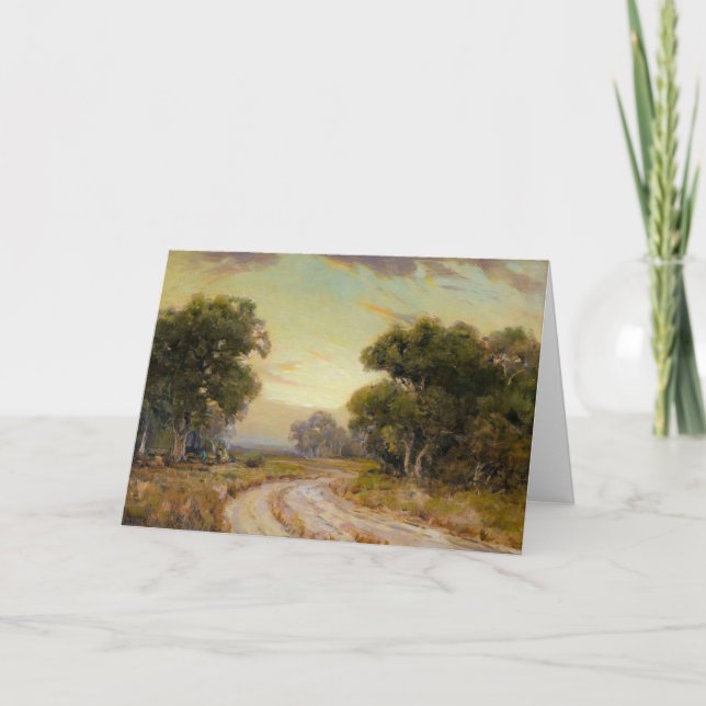 Tarjeta Onderdonk - Noche cerca de Jackson, Suroeste de Te (Anverso)