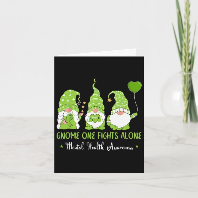 Tarjeta One Fira Sola Cinta Verde Awaren de Salud Mental (Anverso)