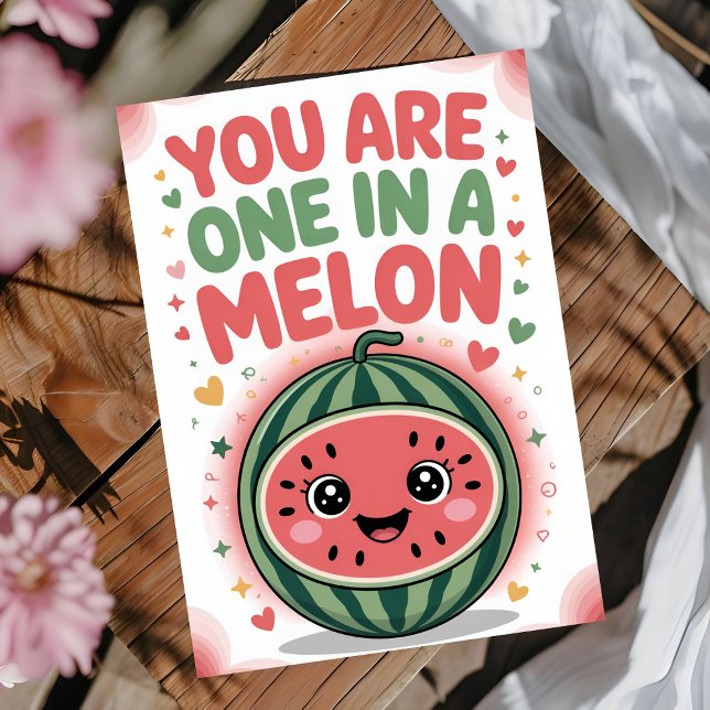 Tarjeta One in a Melon Birthday Card (Subido por el creador)
