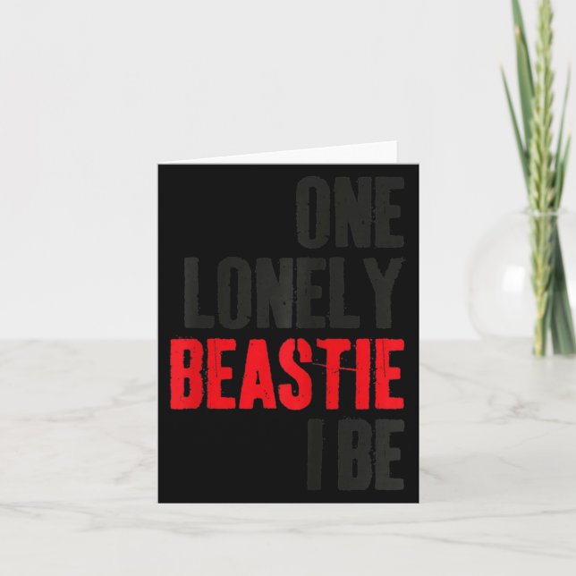 Tarjeta One Lonely Ie I Be Funny Quote Saying Humor Sarcas (Anverso)