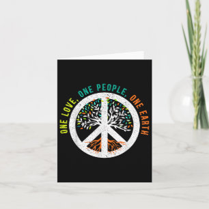 Tarjeta One Love One People One Earth International Day of