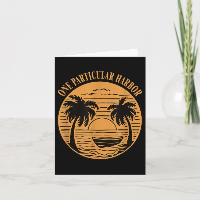 Tarjeta One Particular Harbor  (Anverso)