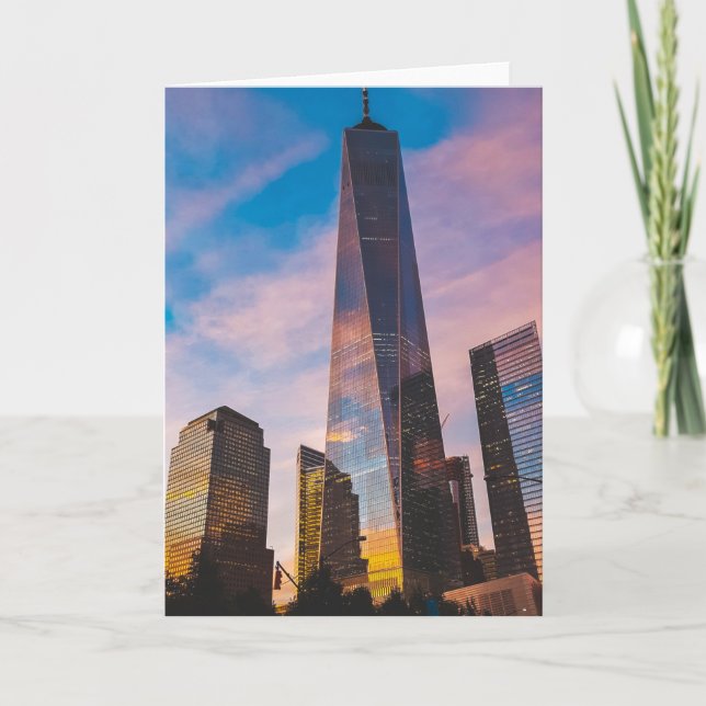 Tarjeta One World Tower Landmark 1 World Trade Center Pla (Anverso)