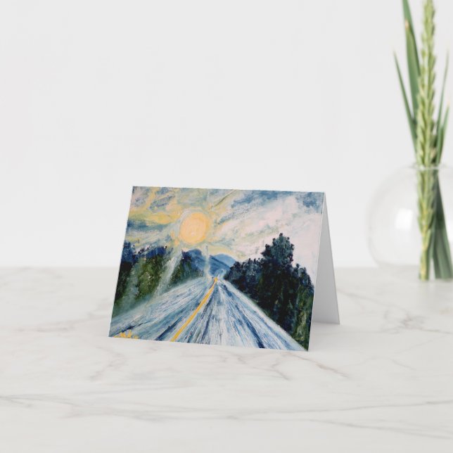 Tarjeta Open Road Notecards (Anverso)