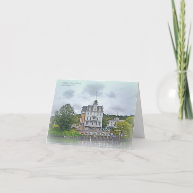 Tarjeta Ópera de buena velocidad Notecard (Anverso)