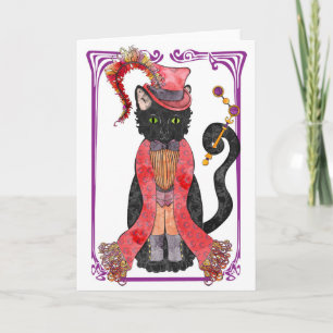 Tarjeta Ópera Kitty Greeting Card