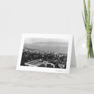 Tarjeta Opinión de Arial fotografía de Astoria, Oregon