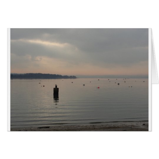 Tarjeta Opinión del invierno del puerto de Poole