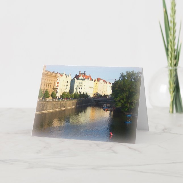 Tarjeta Opinión del río Charles (Anverso)