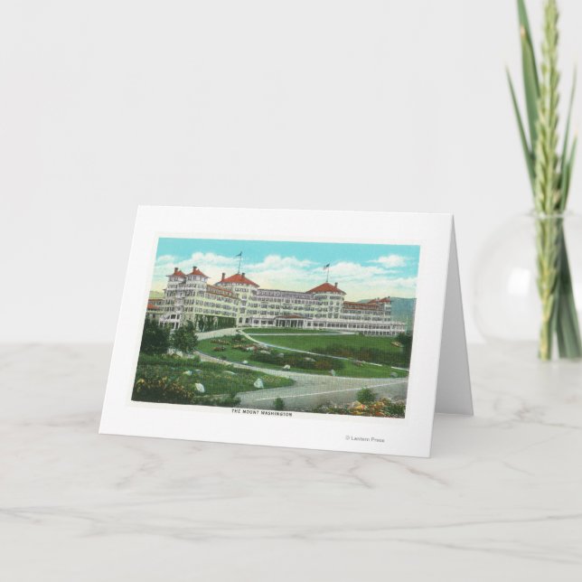 Tarjeta Opinión exterior del primer del hotel del Mt. (Anverso)