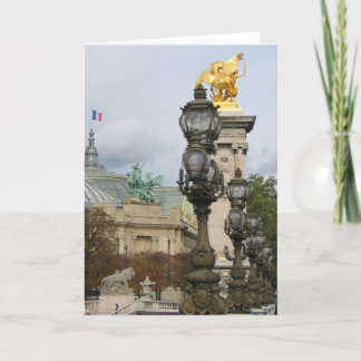 Tarjeta Opinión París del puente de Alexander