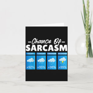 Tarjeta Oportunidad Divertida De Sarcasmo Humor Hombres Di