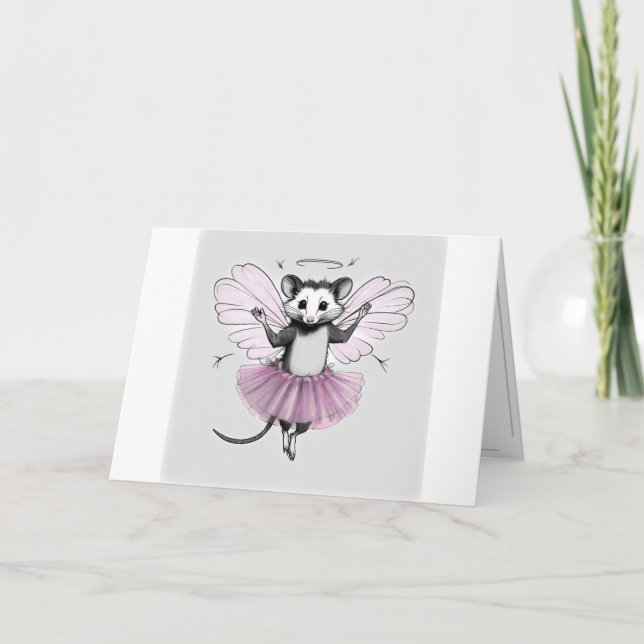 Tarjeta Opossum para lechones (Anverso)