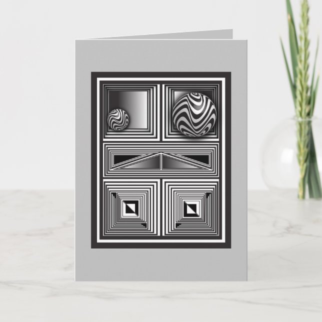 Tarjeta Óptica a través de formas (Anverso)