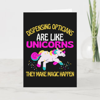 Tarjeta Optician Unicorn , unicornio mágico