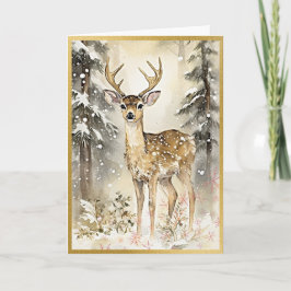 Tarjeta Opulent Woodland Deer