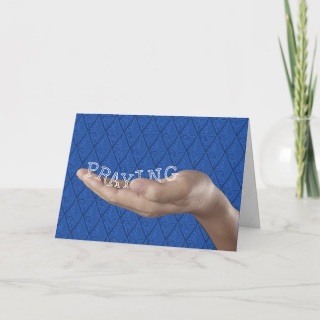 Tarjeta ORACIÓN, apoyo religioso y estímulo (Anverso)