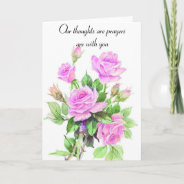Tarjeta Oración Bouquet Sympathy