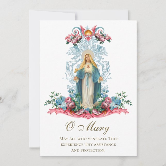 Tarjeta Oración contra el virus de la Pestilencia Corona C (Anverso)