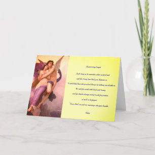 Tarjeta Oración de aniversario