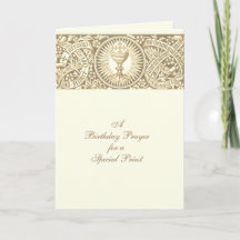 Oración de cumpleaños Eucharist Latin Prayer para 