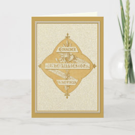Tarjeta Oración de Escritura de Ánimo Religioso