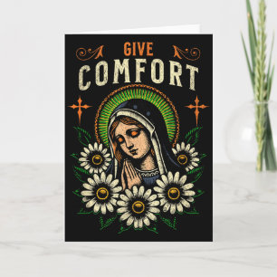 Tarjeta Oración de la Virgen María Da Consuelo Cristiano R