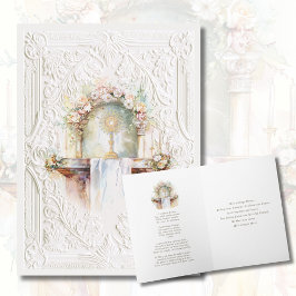 Tarjeta Oración de las Escrituras Eucarísticas Católicas