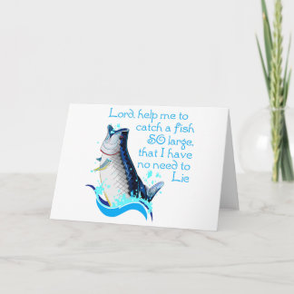 Tarjeta Oración de pesca
