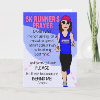 Tarjeta Oración de Runner