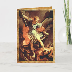 Tarjeta Oración de San Miguel Arcángel