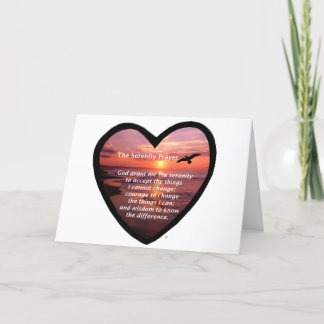 Tarjeta Oración de serenidad