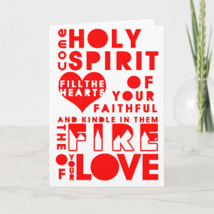 Tarjeta Oración del Espíritu Santo