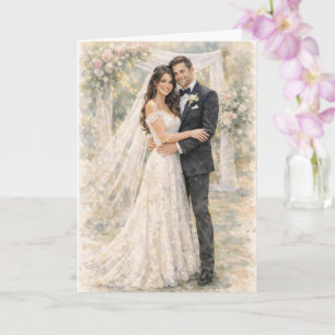 Tarjeta Oración Divertida de Boda Inspirada en Ezequiel 25