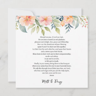 Tarjeta Oración en tu día de boda