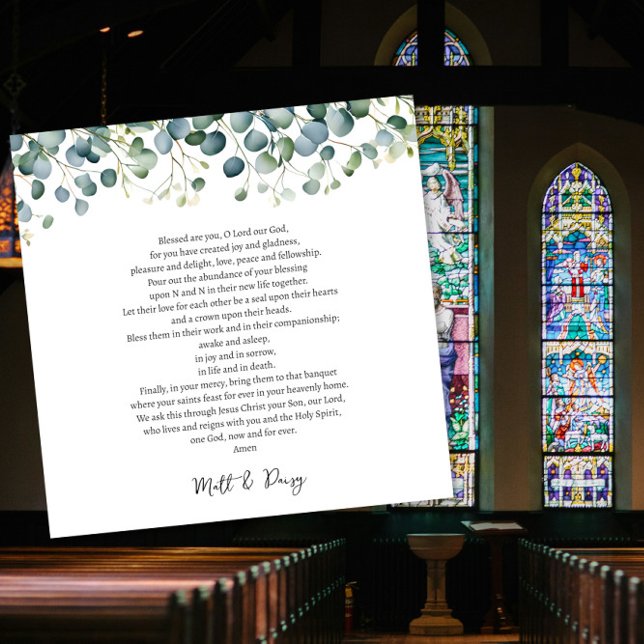 Tarjeta Oración en tu día de boda (Subido por el creador)