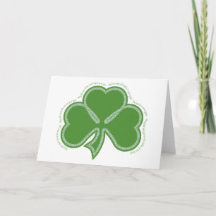 Tarjeta Oración irlandesa