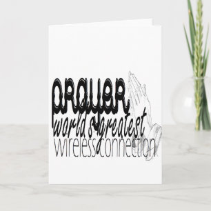 Tarjeta Oración - La mejor conexión inalámbrica del mundo