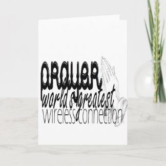 Tarjeta Oración - La mejor conexión inalámbrica del mundo