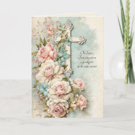 Tarjeta Oración masiva de solidaridad con la Iglesia Catól