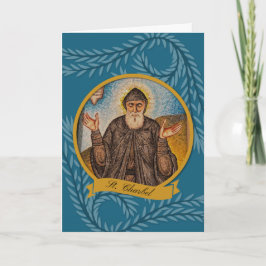 Tarjeta Oración religiosa de San Charbel Sharbel