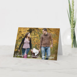 Tarjeta Orang Agradecido Agradecimiento Foto Bendecida Acc