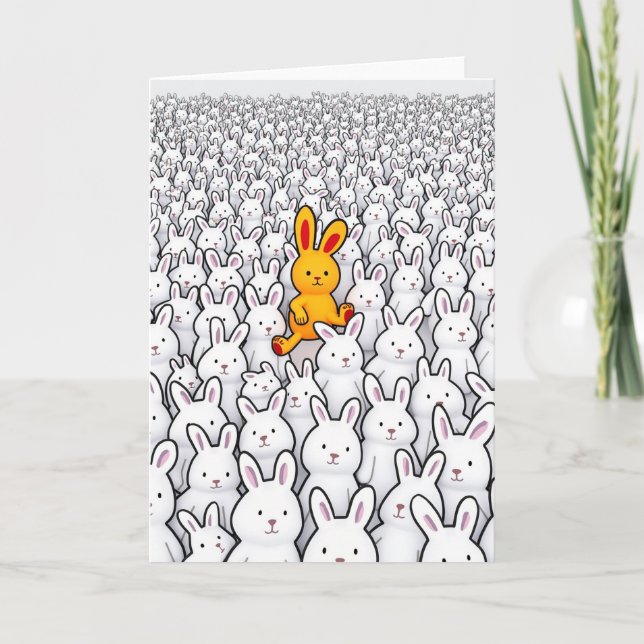 Tarjeta Orange Figure Pattern Card (Anverso)