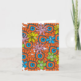 Tarjeta Orange Sunflower by Cynthia Turner Designs