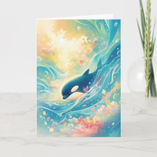 Tarjeta Orca Guardiana de las Profundidades (Anverso)